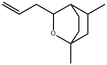 1,5-Dimethyl-3-(2-propenyl)-2-oxabicyclo[2.2.2]octane Struktur