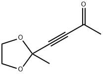 3-Butyn-2-one,  4-(2-methyl-1,3-dioxolan-2-yl)- Struktur