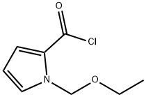 1H-Pyrrole-2-carbonyl chloride, 1-(ethoxymethyl)- (9CI) Struktur