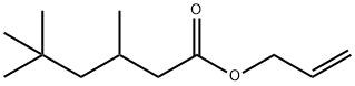 2-PROPENYL 3,5,5-TRIMETHYLHEXANOATE Struktur