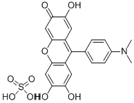 9-(4'-DIMETHYLAMINOPHENYL)-2,6,7-TRIHYDROXYFLUORONE SULFATE price.