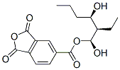 [(1S,2R,3R)-2-ethyl-1,3-dihydroxy-hexyl] 1,3-dioxoisobenzofuran-5-carboxylate Struktur