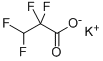 POTASSIUM 2,2,3,3-TETRAFLUOROPROPIONATE Struktur