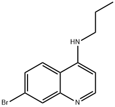 (7-BROMOQUINOLIN-4-YL)PROPYLAMINE Struktur