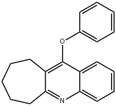 11-Phenoxy-7,8,9,10-tetrahydro-6H-cyclohepta[b]quinoline Struktur