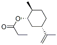 (1alpha,2beta,5alpha)-2-methyl-5-(1-methylvinyl)cyclohexyl propionate Struktur