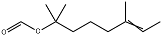 2,6-dimethyloct-6-en-2-yl formate Struktur