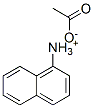 1-naphthylammonium acetate Struktur