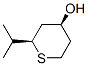 2H-Thiopyran-4-ol,tetrahydro-2-(1-methylethyl)-,(2R-cis)-(9CI) Struktur