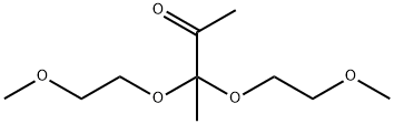 3,3-Bis(2-methoxyethoxy)-2-butanone Struktur