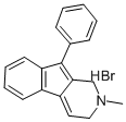 2,3-dihydro-2-methyl-9-phenyl-1H-indeno[2,1-c]pyridine hydrobromide Struktur