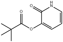 Propanoic acid, 2,2-dimethyl-, 1,2-dihydro-2-oxo-3-pyridinyl ester (9CI) Struktur