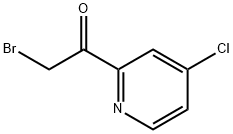 2-broMo-1-(4-chloropyridin-2-yl)ethanone Struktur