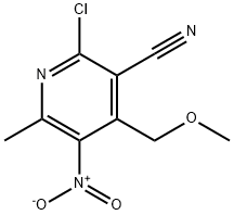 6-CHLORO-5-CYANO-4-METHOXYMETHYL-3-NITRO-2-PICOLINE