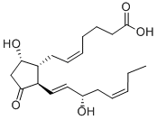 9ALPHA,15S-DIHYDROXY-11-OXO-PROSTA-5Z,13E,17Z-TRIEN-1-OIC ACID Struktur