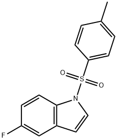 5-氟-1-甲苯磺?；?1H-吲哚, 719308-89-1, 結構式