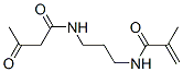 N-(3-Acetoacetamidopropyl)methacrylamide Struktur