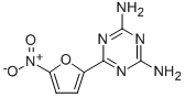 4,6-ジアミノ-2-(5-ニトロ-2-フリル)-1,3,5-トリアジン 化學(xué)構(gòu)造式