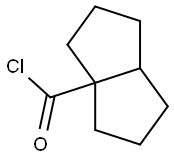 3a(1H)-Pentalenecarbonyl chloride, hexahydro-, cis- (9CI) Struktur