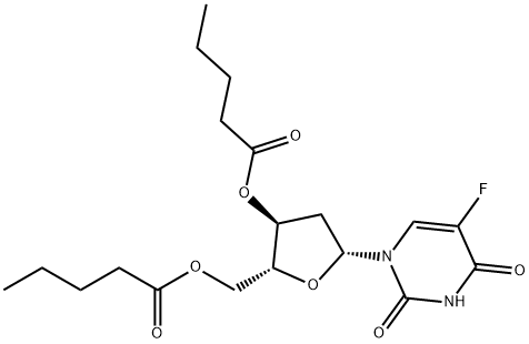 2'-Deoxy-5-fluorouridine 3',5'-dipentanoate Struktur