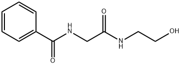 N-(2-[(2-HYDROXYETHYL)AMINO]-2-OXOETHYL)BENZENECARBOXAMIDE Struktur