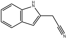 1H-Indole-2-acetonitrile(9CI) Struktur