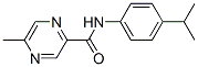 Pyrazinecarboxamide, 5-methyl-N-[4-(1-methylethyl)phenyl]- (9CI) Struktur