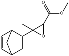 methyl 3-bicyclo[2.2.1]hept-5-en-2-yl-3-methyloxirane-2-carboxylate Struktur