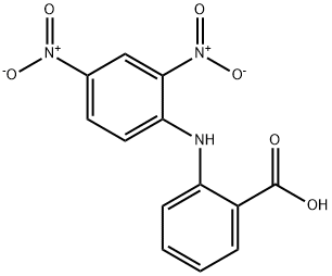 2-(2,4-Dinitroanilino)benzoic acid Struktur