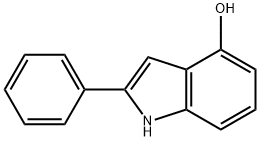 2-PHENYL-1H-INDOL-4-OL Struktur