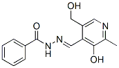 pyridoxal benzoyl hydrazone Struktur