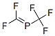 2-Phosphapropene, pentafluoro- Struktur