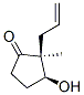 (2S,3S)-(+)-2-ALLYL-3-HYDROXY-2-METHYLCYCLOPENTANONE) Struktur