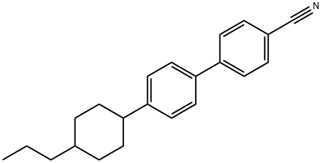 4'-(4-Propylcyclohexyl)-1,1'-biphenyl-4-carbonitrile Struktur