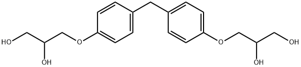 BISPHENOL F BIS(2,3-DIHYDROXYPROPYL) ETHER Struktur