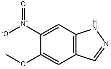 1H-Indazole,5-methoxy-6-nitro-(9CI) Struktur