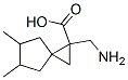 Spiro[2.4]heptane-1-carboxylic acid, 1-(aminomethyl)-5,6-dimethyl- (9CI) Struktur