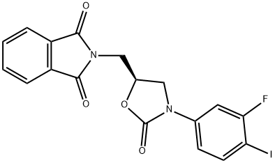 1H-Isoindole-1,3(2H)-dione, 2-[[(5S)-3-(3-fluoro-4-iodophenyl)-2-oxo-5-oxazolidinyl]Methyl]-