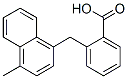 2-[(4-methylnaphthalen-1-yl)methyl]benzoic acid Struktur