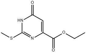 ethyl 2-methylsulfanyl-6-oxo-3H-pyrimidine-4-carboxylate Struktur