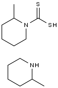 PIPECOLYLDITHIOCARBAMIC ACID PIPECOLINIUM SALT Struktur