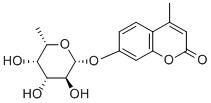 4-METHYLUMBELLIFERYL BETA-L-FUCOPYRANOSIDE Struktur