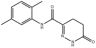 3-Pyridazinecarboxamide,N-(2,5-dimethylphenyl)-1,4,5,6-tetrahydro-6-oxo- Struktur