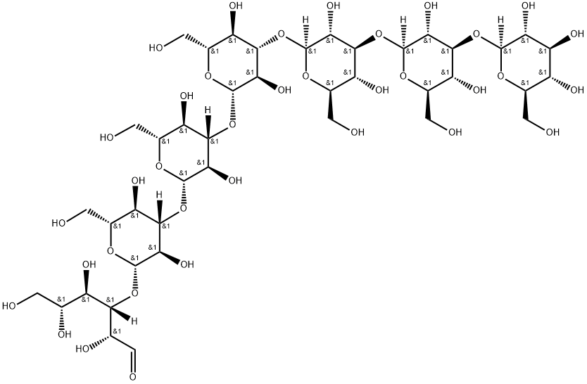 Laminariheptaose Struktur