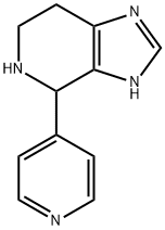 4-pyridin-4-yl-4,5,6,7-tetrahydro-3H-imidazo[4,5-c]pyridine Struktur