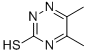 5,6-DIMETHYL-1,2,4-TRIAZINE-3-THIOL Struktur