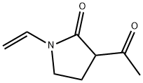 2-Pyrrolidinone, 3-acetyl-1-ethenyl- (9CI) Struktur