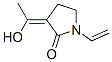 2-Pyrrolidinone, 1-ethenyl-3-(1-hydroxyethylidene)-, (3Z)- (9CI) Struktur