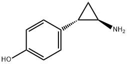 Phenol, 4-[(1S,2R)-2-aminocyclopropyl]- (9CI) Struktur