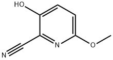 2-Pyridinecarbonitrile, 3-hydroxy-6-methoxy- (9CI) Struktur